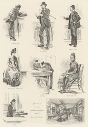 Croquis au Bureau Général des Registres, Somerset House