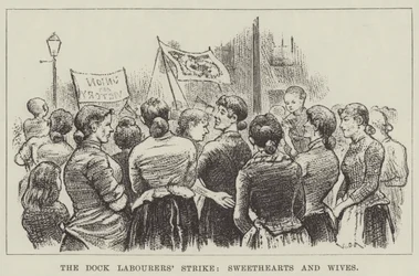 La Grève des Dockers, Amoureux et Épouses