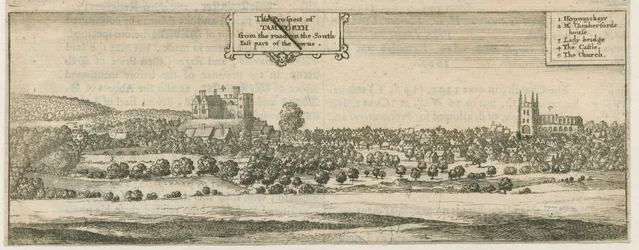 Tamworth - Panorama : gravure, nd [17e siècle]