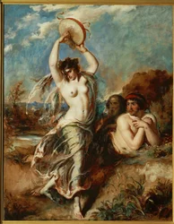 Bacchante avec tambourin ...