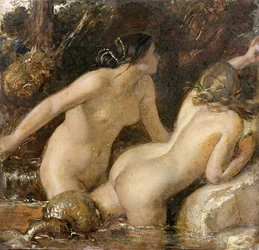 Nymphes avec un monstre marin