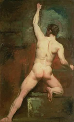 Étude pour un nu masculin