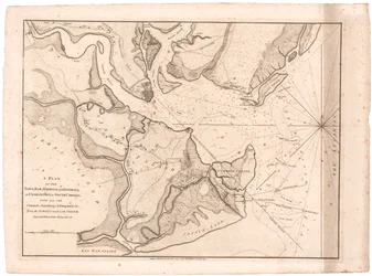 Plan de Charlestown, S.C. par Faden