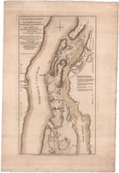 Carte topographique de la partie nord de l