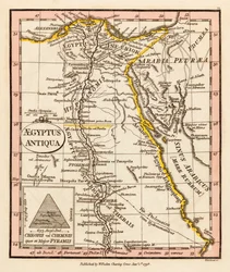 Égypte ancienne. Carte.