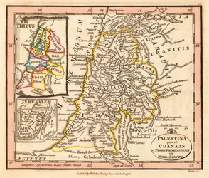 Palestine. Carte