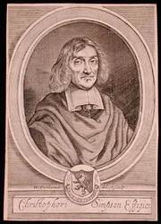 Portrait de Christopher Simpson (c.1605-69)