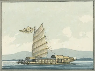 Bateau de passage chinois