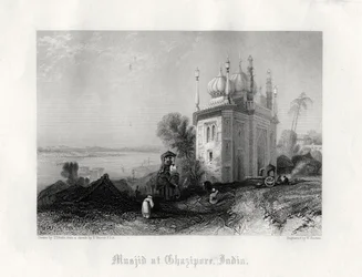 Mosquée à Chazipore, Inde, XIXe siècle