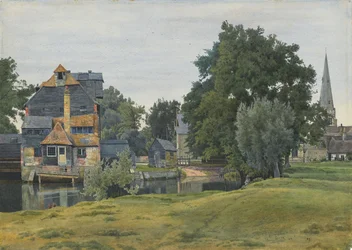 Moulin de Houghton, près de St Ives, Huntingdonshire, 1889