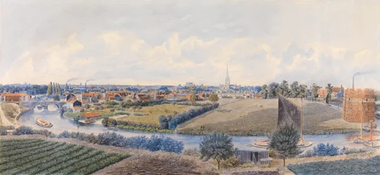 Vue sud-est de Norwich