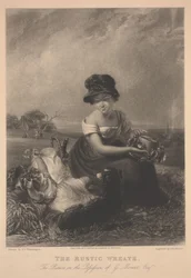 La couronne rustique, gravure réalisée par G.H. Phillips