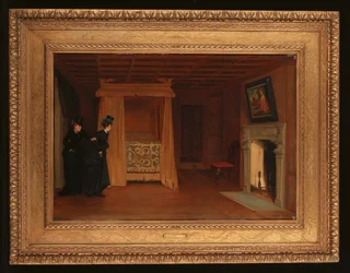 Une visite à la chambre hantée, 1869