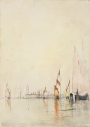 Bateaux sur la lagune, Venise