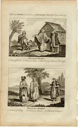 Habitudes des Femmes Russes, vers 1730