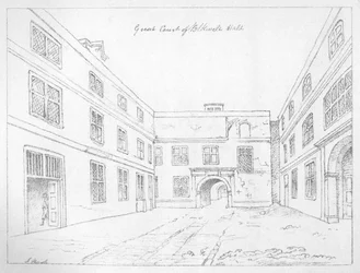 Grand Cour de Blackwell Hall, City de Londres