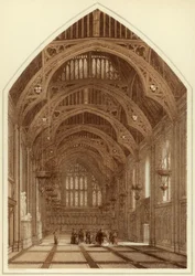 Intérieur du Guildhall, Cité de Londres, 1886