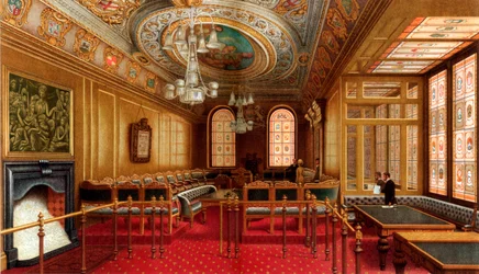 Salle du tribunal des échevins, Guildhall, Londres