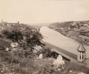 Lehigh Valley depuis Piccadilly Hill, pour le Lehigh Valley Railroad