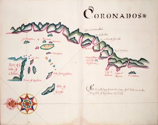 Coronadoes, côte pacifique sud-américaine