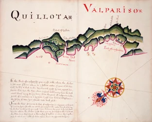 Quillota et Valparaiso, côte pacifique sud-américaine