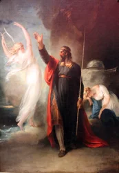 Allemand : Prospero und Ariel Prospero et Ariel (de "La Tempête" de Shakespeare)