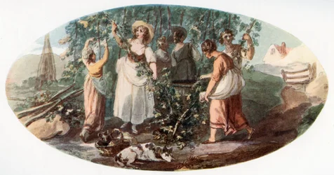 Cueillette du houblon, 1912