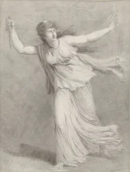 Actrice Sarah Siddons dans le rôle d
