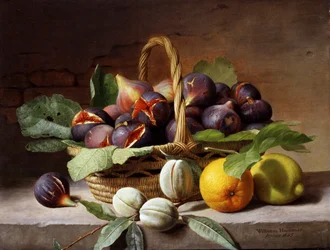 Nature morte aux figues et aux noix