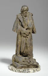 Maquette pour Alfred, Lord Tennyson assis au Trinity College, Cambridge, vers 1909