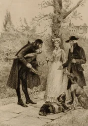 Sans titre (couple rencontrant un homme)