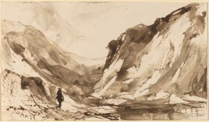 Vallée profonde dans un paysage montagneux