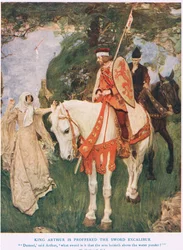 Le roi Arthur se voit offrir l