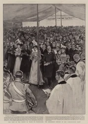 La visite du prince de Galles à Eastbourne, le service des bergers à l