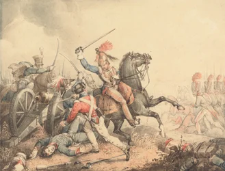 Un épisode de la bataille de Waterloo