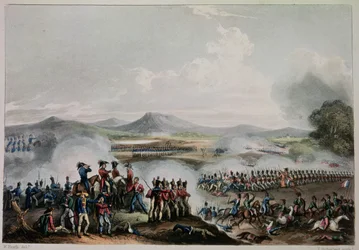 Bataille de Talavera, 28 juillet 1809, gravée par Thomas Sutherland (né vers 1785)