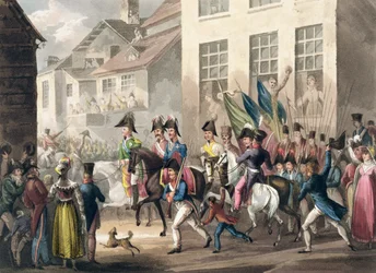Entrée des Alliés à Paris, le 31 mars 1814, de 