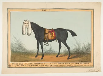 À Vendre Avec Tous Ses Engagements-Le Célèbre Cheval de Course Woolsack, 29 juin 1829