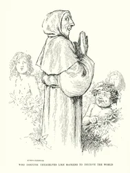 Qui se déguisent comme des masques pour tromper le monde