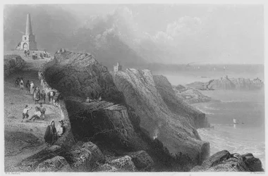 Colline de Killiney, près de Dublin (gravure)