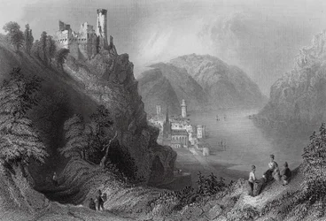 Oberwesel et le Château de Schomberg