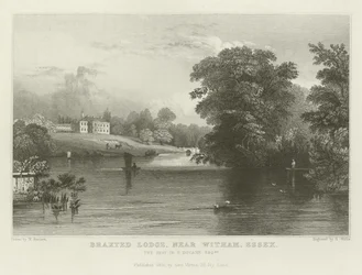Braxted Lodge, près de Witham, Essex, la Demeure de P Ducane, Esquire