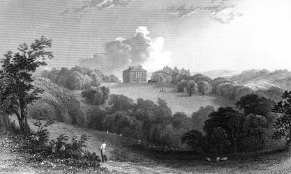 Copped Hall, Essex, gravée par Thomas Garner, 1832