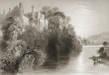 Château de Lismore, Lismore, comté de Waterford, Irlande, de 