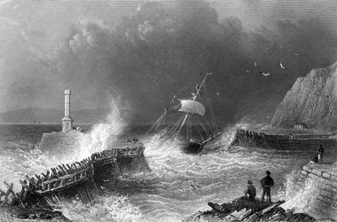 Quai de Mary-Port, vers 1840-50