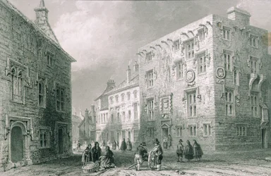Scène de rue à Galway, comté de Galway, de 