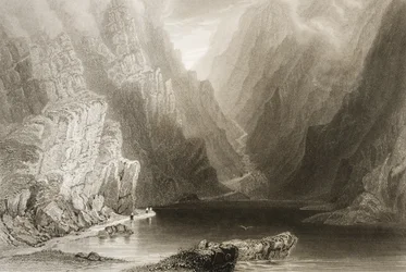 Le Gap de Dunloe, comté de Killarney, Irlande, de 