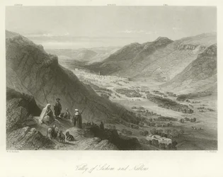 Vallée de Sichem et Naplouse, Palestine