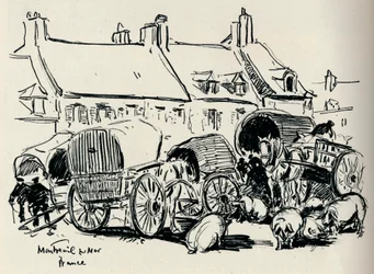Montreuil-Sur-Mer, France, vers 1907