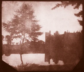 Lacock Abbey dans le reflet, vers 1840
